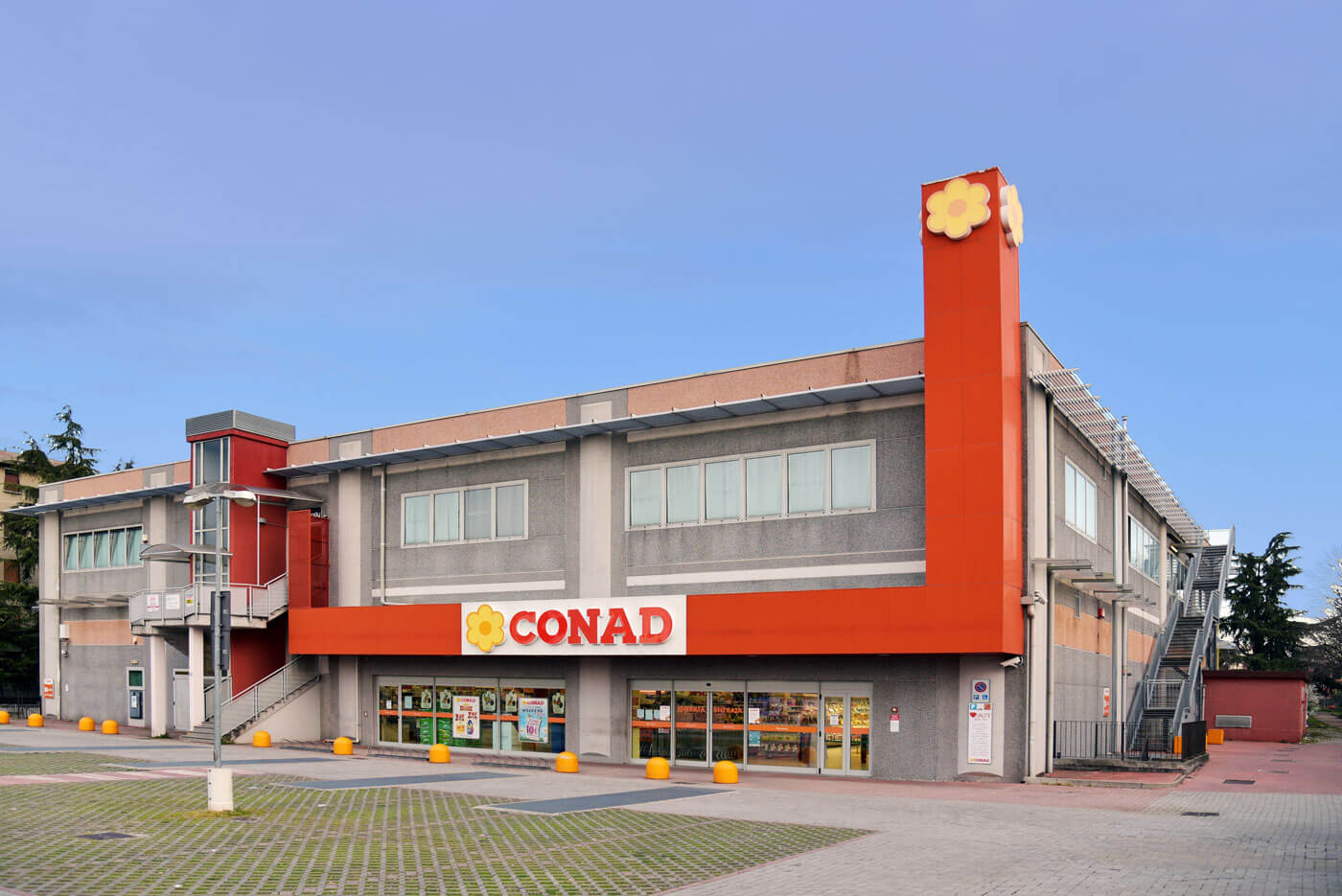 Progetto realizzazione supermercato Conad Agrate Brianza
